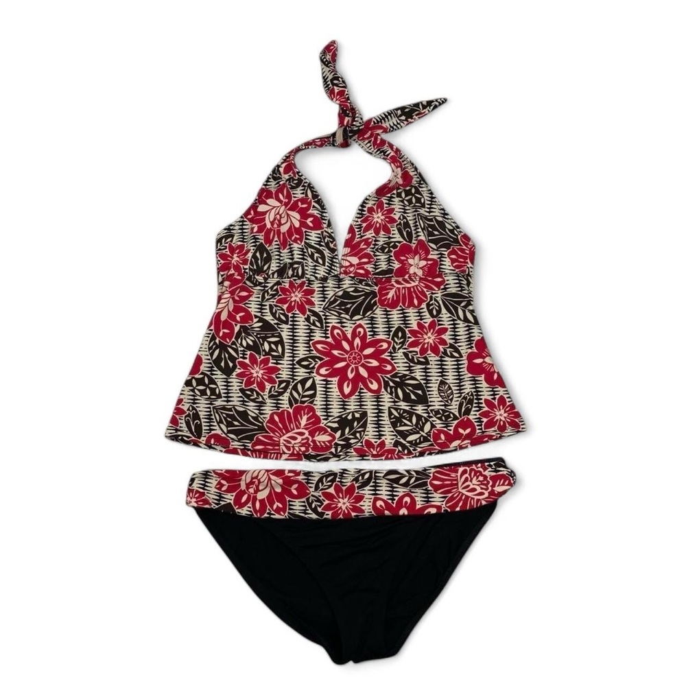 Floral Halter Bikini Set